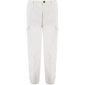 Brunello Cucinelli, Heren, Broeken, Wit, Maat: 3XL Katoen,