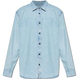 Rag & Bone, Heren, Overhemden, Blauw, Maat: S Denim,
