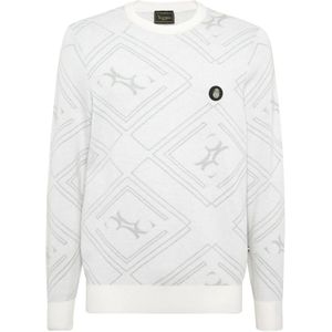 Billionaire, Heren, Truien, Wit, Maat: L Zijde,