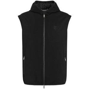 Dolce & Gabbana, Heren, Jassen, Zwart, Maat: XL