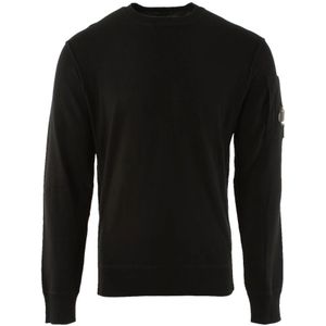 C.p. Company, Heren, Sweatshirts & Hoodies, Zwart, Maat: L Katoen,