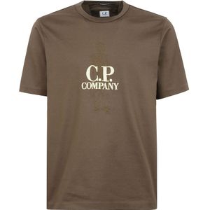 C.p. Company, Heren, Tops, Bruin, Maat: XL