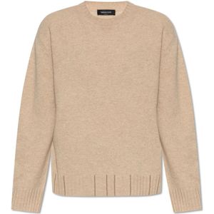 Fabiana Filippi, Dames, Truien, Beige, Maat: S Katoen,