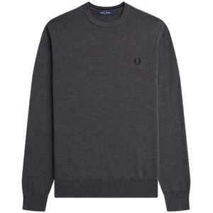 Fred Perry, Heren, Sweatshirts & Hoodies, Grijs, Maat: XS Wol,