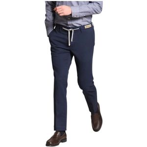 Mason's, Heren, Broeken, Blauw, Maat: XS Katoen,