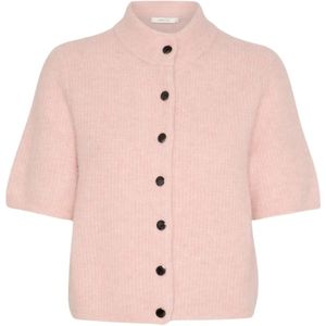 Gestuz, Dames, Truien, Roze, Maat: M Leer,