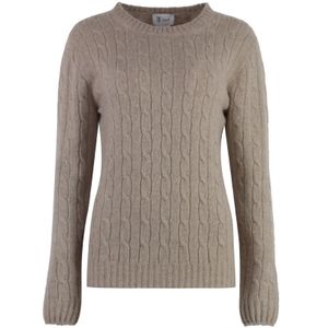 THE (Alphabet), Dames, Truien, Beige, Maat: L