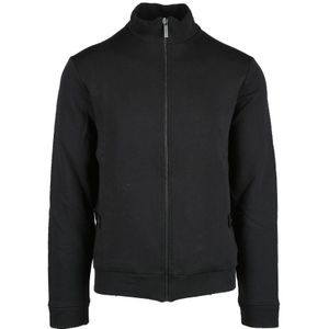Bikkembergs, Heren, Sweatshirts & Hoodies, Zwart, Maat: 2XL Katoen,