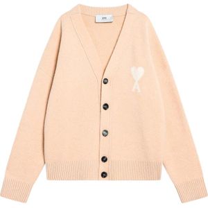 Ami Paris, Heren, Truien, Roze, Maat: S Wol,