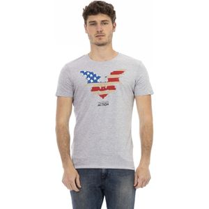 Trussardi, Heren, Tops, Grijs, Maat: M