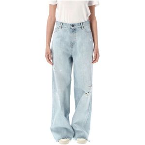 Golden Goose, Dames, Jeans, Blauw, Maat: W26 Denim,