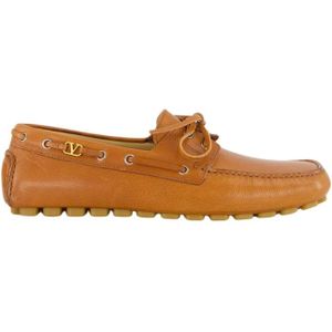 Valentino Garavani, Heren, Schoenen, Bruin, Maat: 43 1/2 EU Leer,