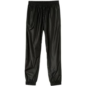 Msgm, Heren, Broeken, Zwart, Maat: S Nylon,