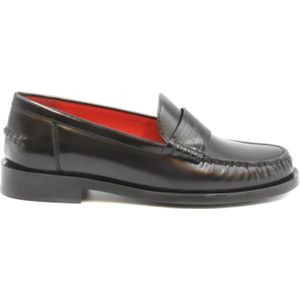 Ferragamo, Dames, Schoenen, Zwart, Maat: 39 1/2 EU Leer,