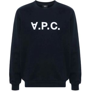 A.p.c., Dames, Sweatshirts & Hoodies, Blauw, Maat: 2XS