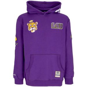 Mitchell & Ness, Heren, Sweatshirts & Hoodies, Paars, Maat: XL Fleece,