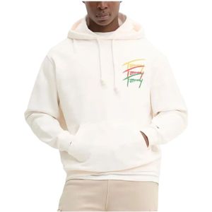Tommy Hilfiger - Handtekening Sweatshirt - Beige - Hoodie - Heren
