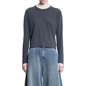 James Perse, Dames, Tops, Grijs, Maat: L Katoen,