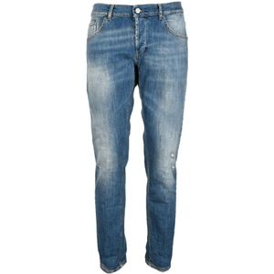 Dondup, Heren, Jeans, Blauw, Maat: W34 Katoen,
