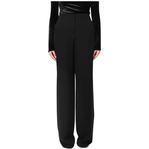 Giorgio Armani, Dames, Broeken, Zwart, Maat: M