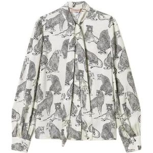 Twinset, Dames, Blouses & Shirts, Wit, Maat: S