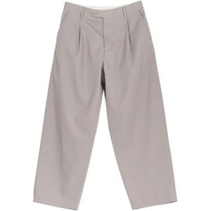 Moschino, Heren, Broeken, Beige, Maat: M Katoen,