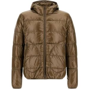 Herno, Heren, Jassen, Groen, Maat: M Nylon,