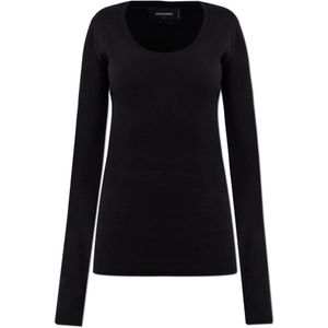 Dsquared2, Dames, Tops, Zwart, Maat: M Katoen,