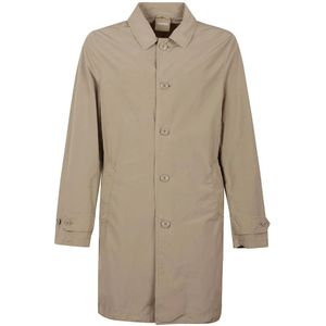 Aspesi, Heren, Mantels, Bruin, Maat: M Nylon,