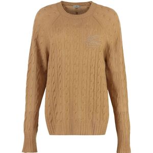 Etro, Dames, Truien, Bruin, Maat: S