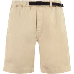Woolrich, Heren, Korte broeken, Beige, Maat: L Katoen,