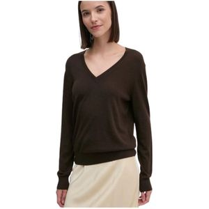 Tommy Hilfiger, Dames, Truien, Zwart, Maat: S Wol,