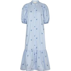 Neo Noir, Dames, Jurken, Blauw, Maat: S Katoen,