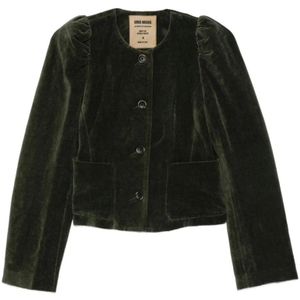 UMA Wang, Dames, Jassen, Groen, Maat: S Katoen,