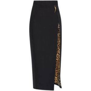 Roberto Cavalli, Dames, Rokken, Zwart, Maat: S