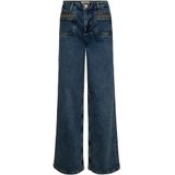 MOS MOSH - Colette Linpos - Jeans - Blauw Denim - Regular Fit - Mid Waist
