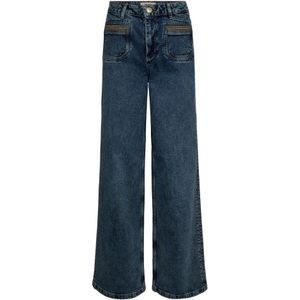 MOS MOSH - Colette Linpos - Jeans - Blauw Denim - Regular Fit - Mid Waist