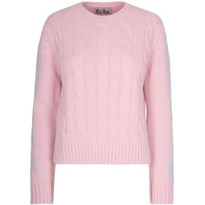 MC2 Saint Barth, Dames, Truien, Roze, Maat: S Wol,