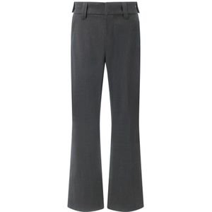 Boggi Milano, Heren, Broeken, Grijs, Maat: S Wol,