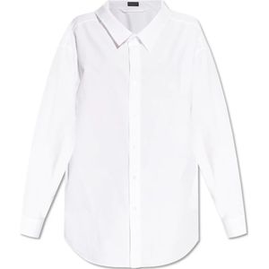 Balenciaga, Dames, Blouses & Shirts, Wit, Maat: XS Katoen,