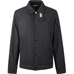 Woolrich, Heren, Jassen, Grijs, Maat: M Wol,