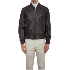 Liu Jo, Heren, Jassen, Bruin, Maat: M Leer,