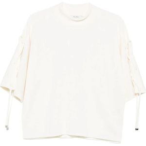 Max Mara, Dames, Sweatshirts & Hoodies, Wit, Maat: M