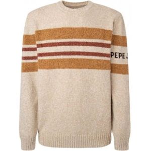 Pepe Jeans, Heren, Truien, Beige, Maat: XL Katoen,