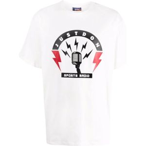 Just Don, Heren, Tops, Wit, Maat: S Katoen,