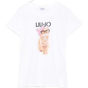 Liu Jo, Dames, Tops, Wit, Maat: L