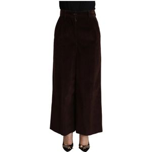 Dolce & Gabbana - Broek - Bruin - Katoen
