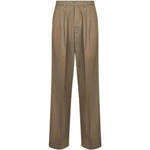 Dries Van Noten, Heren, Broeken, Bruin, Maat: XS