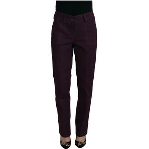 Bencivenga - Tapered Broek - Paars - Katoen