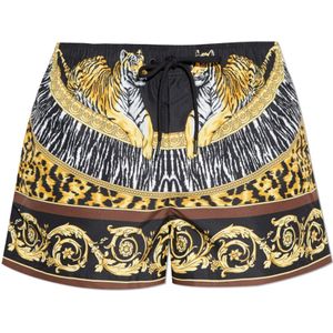 Versace, Heren, Badkleding, Veelkleurig, Maat: L Synthetisch,